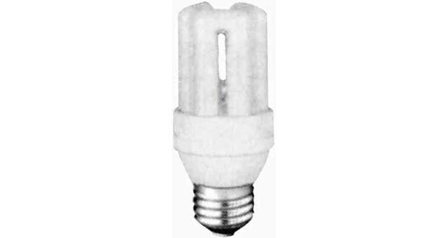 FL LIGHTBULB COMPACT GLOBELESS, E-26 110V 40W COOL WHITE