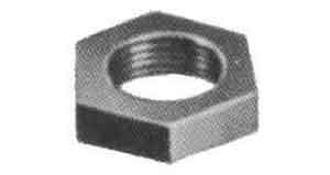 LOCK NUT MALLEABLE CAST IRON, GALV 3/4