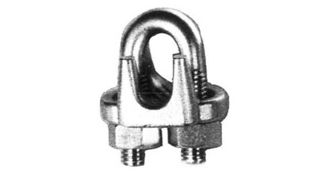 WIRE CLIP STANDARD S.STEEL, 10MM