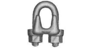 WIRE CLIP DROP-FORGED JIS-F, (EX.FR) GALV 20-22MM