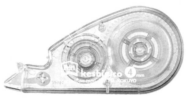 TAPE CORRECTION IN DISPENSER, TAPE WIDTH 4.2MM