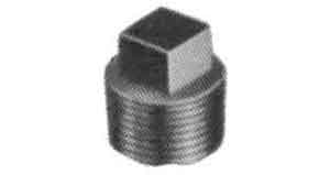 [1045000] PLUG SQUARE HEAD MALLEABLE, CAST IRON GALV 2-1/2